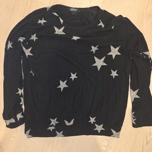 Buffalo David Bitton Black Sweater with Grey Stars